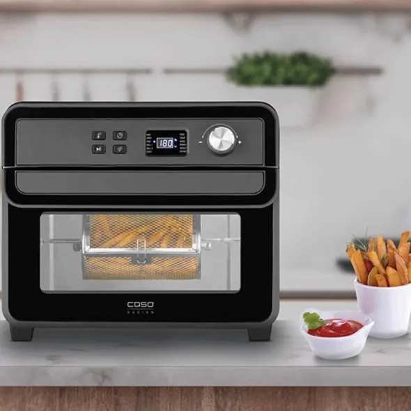 Airfry Chef 1700 airfryer 22 L rostfritt stål/svart
