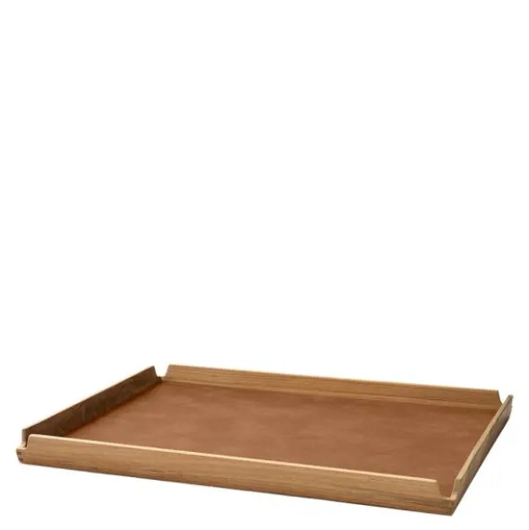 Airy teak bricka large 37x47 cm nupo natur