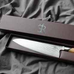 A-73 kockkniv 20,5 cm olivträ/stål