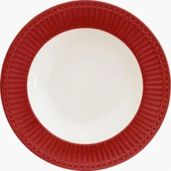 Alice Djup Tallrik 21,5 cm Red