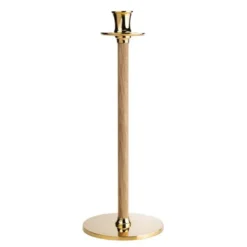 Alto Basso ljusstake L 30 cm mässing/ek