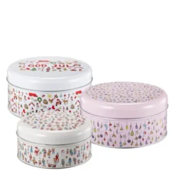 Anette Moi kaksburk 3-pack 17 + 20 + 22,5 cm Juledekor