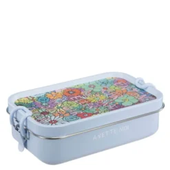 Anette Moi lunchlåda 1 L Blomster bra blå