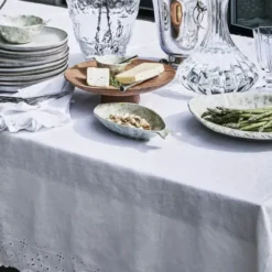 Anglaise duk 220x140 cm vit