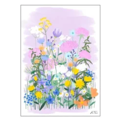 Anna Thomsen poster 30x40 cm field of flowers no2