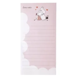 Anteckningsblock magnet 20x10 cm Moomin love