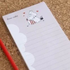 Anteckningsblock magnet 20x10 cm Moomin love