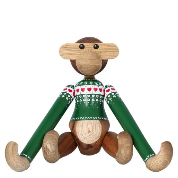 Apa 2025 christmas jumper liten 18,5 cm grön/trä