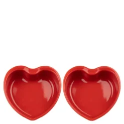Appolia kakform hjärta liten 2-pack röd