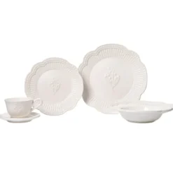 Arabelle tallrik 28,5 cm vit