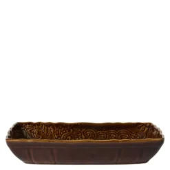 Arabesque ugnsform 23x15 cm coffee