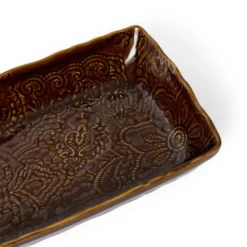 Arabesque ugnsform 23x15 cm coffee