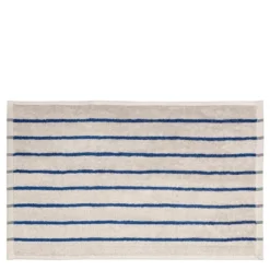 Arto gästhandduk 50x30 cm 2-pack beige/blå smalrandig
