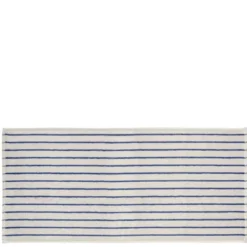 Arto handduk 100x50 cm beige/blå smalrandig