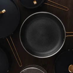 Arvet XL grytset 6 delar svart/mässing