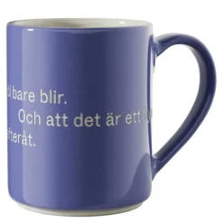 Astrid Lindgren Mugg Blå Hyss hittar man inte på