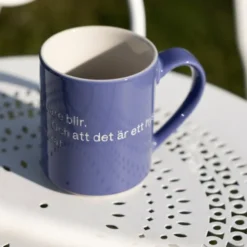 Astrid Lindgren Mugg Blå Hyss hittar man inte på