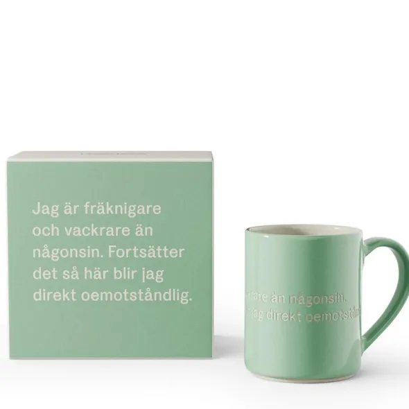 Astrid Lindgren Mugg Grön Jag är fräknigare