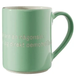 Astrid Lindgren Mugg Grön Jag är fräknigare