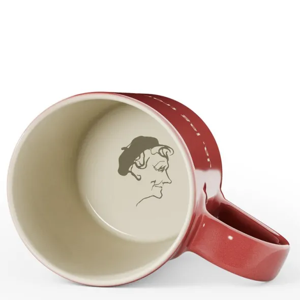 Astrid Lindgren Mugg Ja, jag tror att livets innersta… Röd