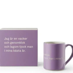 Astrid Lindgren Mugg Lila Jag är en vacker