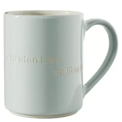 Astrid Lindgren Mugg Mintgrön Annars är man ingen människa