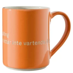 Astrid Lindgren Mugg Orange Det är ingen ordning