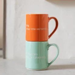 Astrid Lindgren Mugg Orange Det är ingen ordning