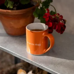 Astrid Lindgren Mugg Orange Det är ingen ordning