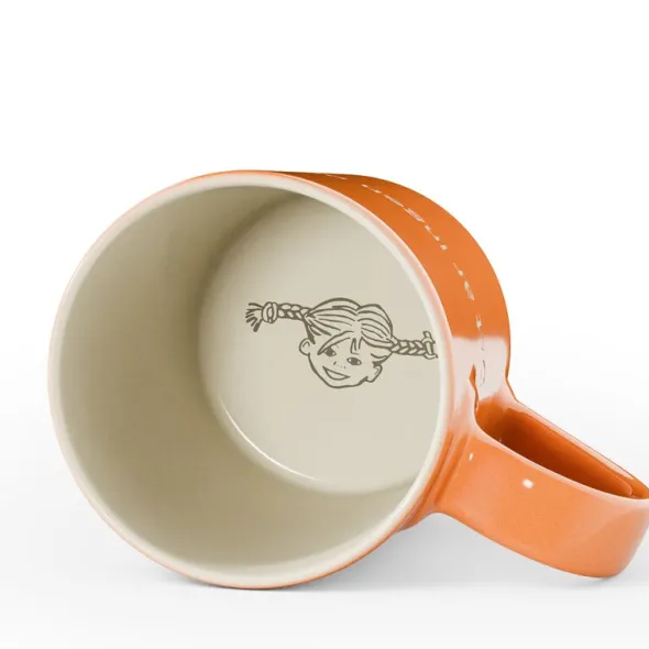 Astrid Lindgren Mugg Orange Det är ingen ordning
