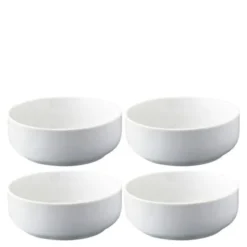 Atelier skål 13 cm 4-pack super white