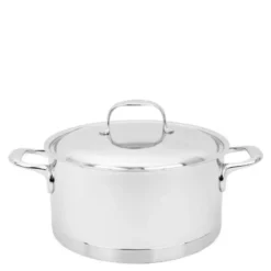 Atlantis 7 gryta med lock 24 cm 5,2 L rostfritt stål