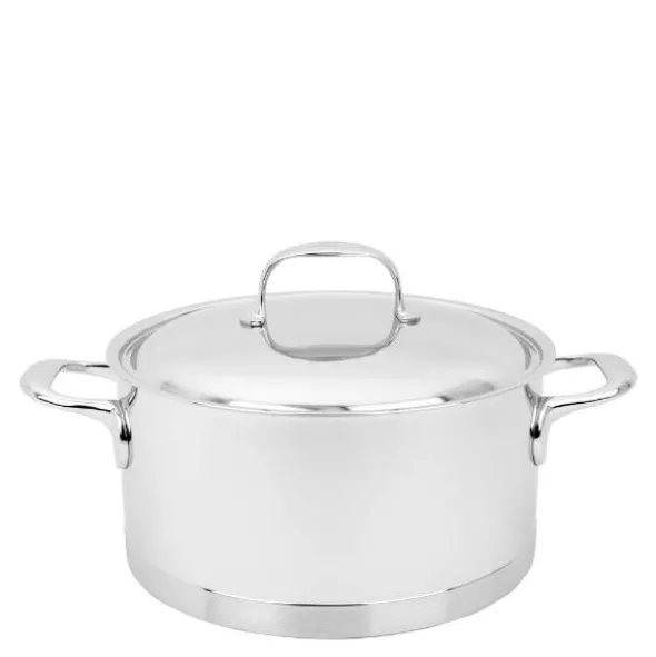 Atlantis 7 gryta med lock 24 cm 5,2 L rostfritt stål