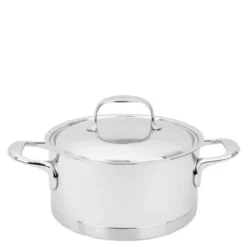 Atlantis 7 gryta med lock 20 cm 3 L rostfritt stål
