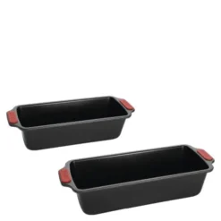 Bake It brödform 3 L 2-pack svart/röd