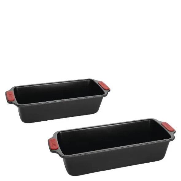Bake It brödform 3 L 2-pack svart/röd