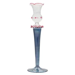 Ballerina ljusstake 26 cm blå