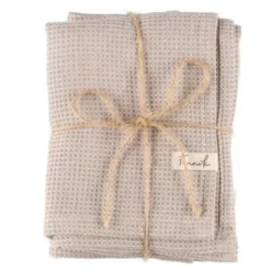 Bamboo kökshandduk 2-pack 50x70 cm beige