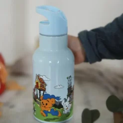 Bamse vattenflaska 0,34 L motiv blå