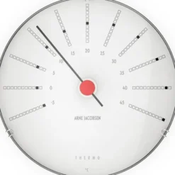 Bankers Termometer 12 cm Vit