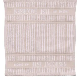 Bath Collection tvättlapp 30x30 cm 4-pack sand beige stripes