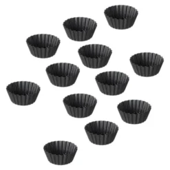 bAYk Mördegsform 6x2,5 cm 12-pack Grå