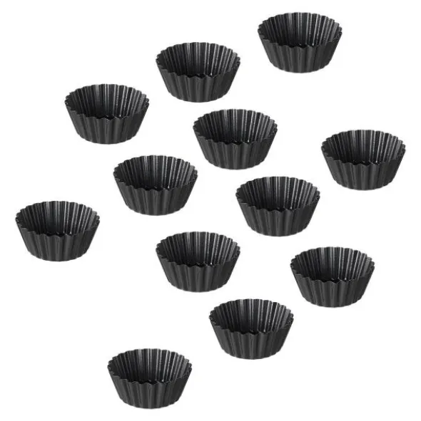 bAYk Mördegsform 6x2,5 cm 12-pack Grå
