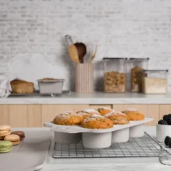 bAYk muffinsform för 6 muffins 0,9 L sand