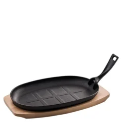 Bbq by hellstrøm gjutjärnspanna svart
