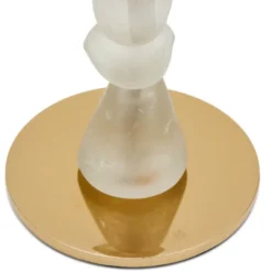 Beads ljusstake S 34 cm vit
