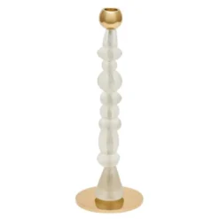 Beads ljusstake S 34 cm vit