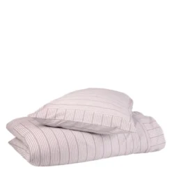 Bedding Collection påslakanset 140x220 cm + 63x60 cm powder rose stripes