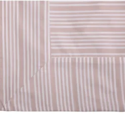 Bedding Collection påslakanset 140x200 cm + 50x70 cm powder rose stripes
