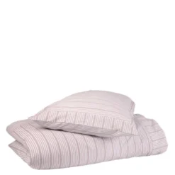 Bedding Collection påslakanset 140x200 cm + 50x70 cm powder rose stripes
